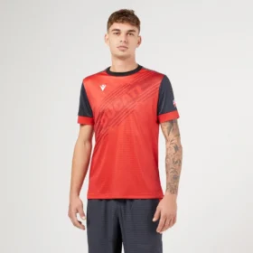 Camicia da padel rossa Macron X Ducati Camicia da padel rossa Macron X Ducati