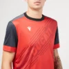 Camicia da padel rossa Macron X Ducati