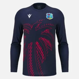 Camicie da allenamento a maniche lunghe per adulti West Indies Cricket 2025/26 Camicie da allenamento a maniche lunghe per adulti West Indies Cricket 2025/26