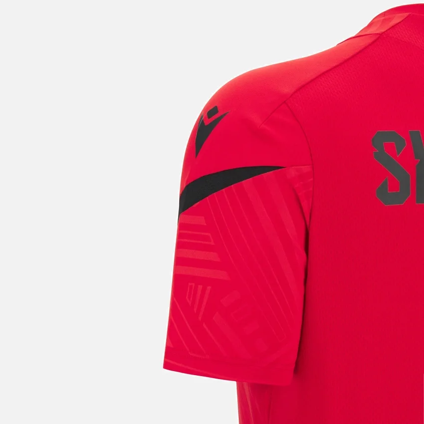 Camicie da allenamento rosse per adulti della Nazionale Albanese FSHF 2026/27 Camicie da allenamento rosse per adulti della Nazionale Albanese FSHF 2026/27