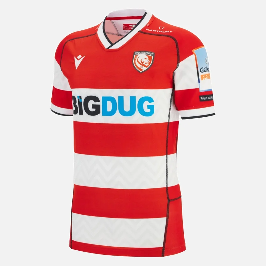 Camicie da casa del Gloucester Rugby 2025/26 Camicie da casa del Gloucester Rugby 2025/26