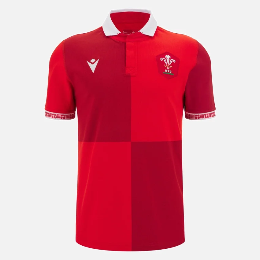 Camicie da casa in cotone Welsh Rugby 2025/26 Camicie da casa in cotone Welsh Rugby 2025/26