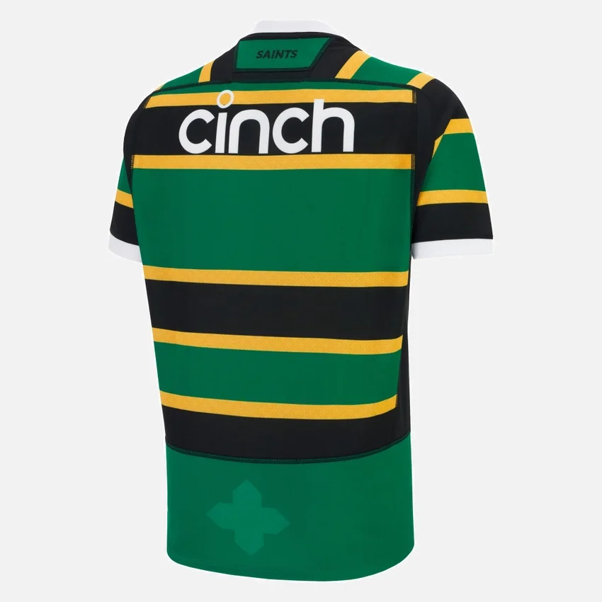 Camicie da casa in poliestere Northampton Saints 2025/26 per adulti Camicie da casa in poliestere Northampton Saints 2025/26 per adulti