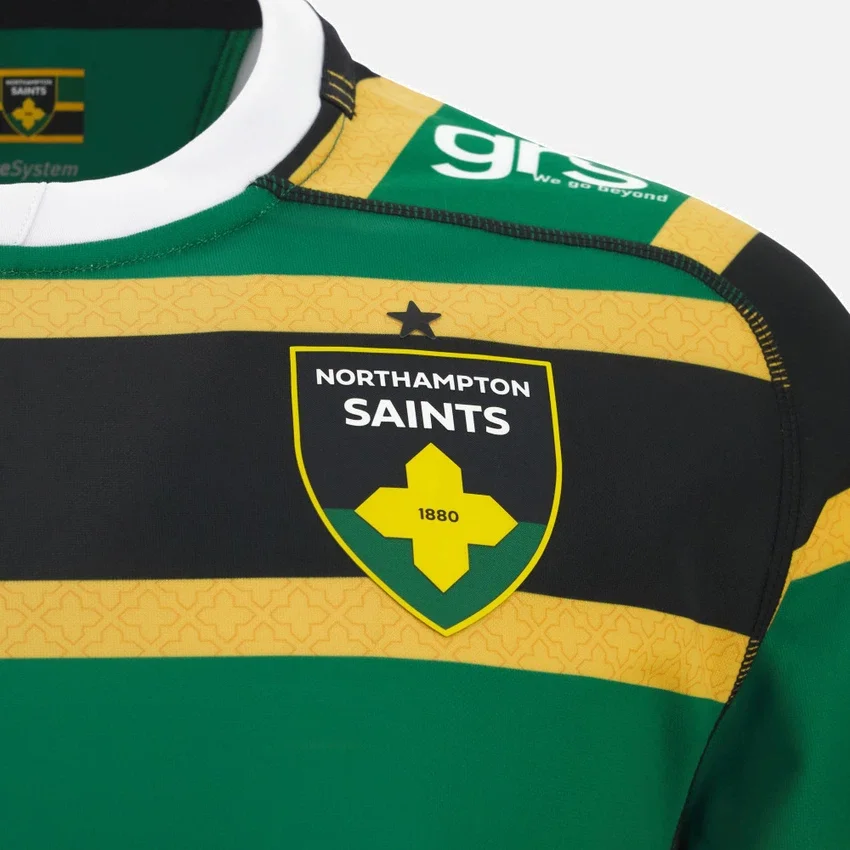 Camicie da casa in poliestere Northampton Saints 2025/26 per adulti Camicie da casa in poliestere Northampton Saints 2025/26 per adulti
