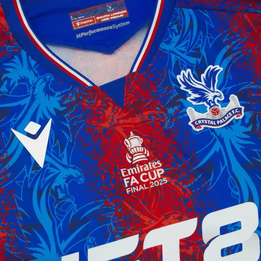 Camicie da casa per la finale di FA Cup del Crystal Palace FC Camicie da casa per la finale di FA Cup del Crystal Palace FC