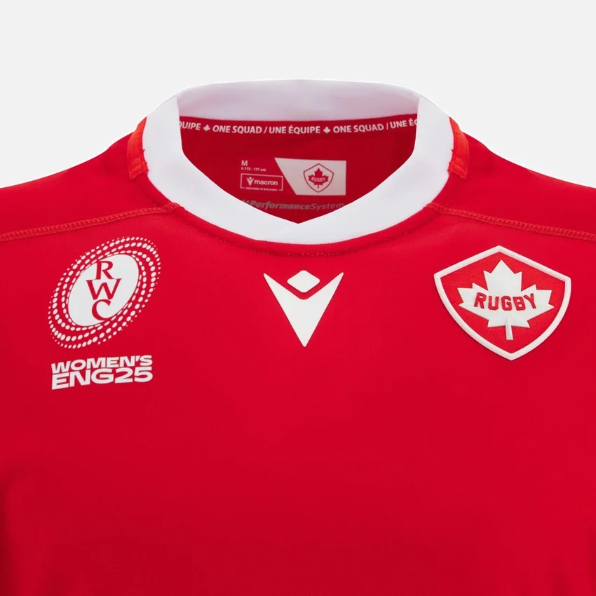 Camicie da casa replica da donna Canada Rugby WRWC 2025 Camicie da casa replica da donna Canada Rugby WRWC 2025