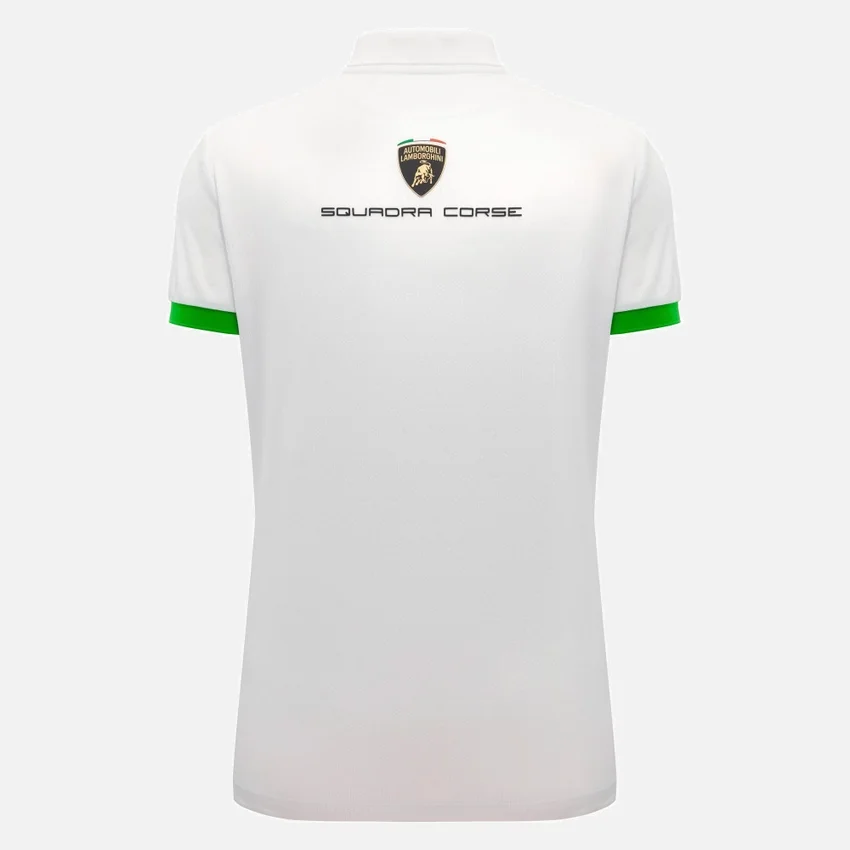 Camicie da donna bianche Automobili Lamborghini Squadra Corse Camicie da donna bianche Automobili Lamborghini Squadra Corse