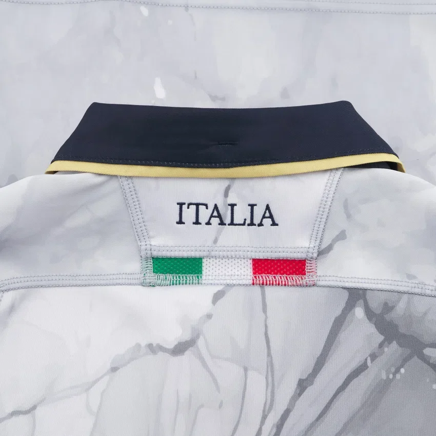 Camicie da donna slim WRWC 2025 Italia Rugby Away Camicie da donna slim WRWC 2025 Italia Rugby Away