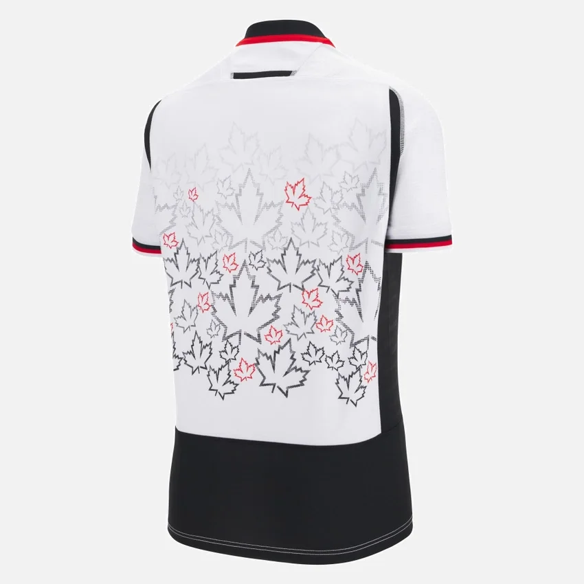 Camicie da donna WRWC 2025 Canada Rugby Replica Away Camicie da donna WRWC 2025 Canada Rugby Replica Away