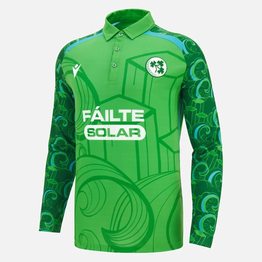 Camicie da partita a maniche lunghe T-20 della squadra di cricket irlandese 2026/28 Camicie da partita a maniche lunghe T-20 della squadra di cricket irlandese 2026/28
