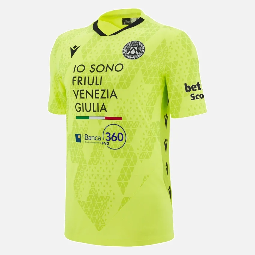 Camicie da portiere in casa per adulti Udinese Calcio 2025/26 Camicie da portiere in casa per adulti Udinese Calcio 2025/26