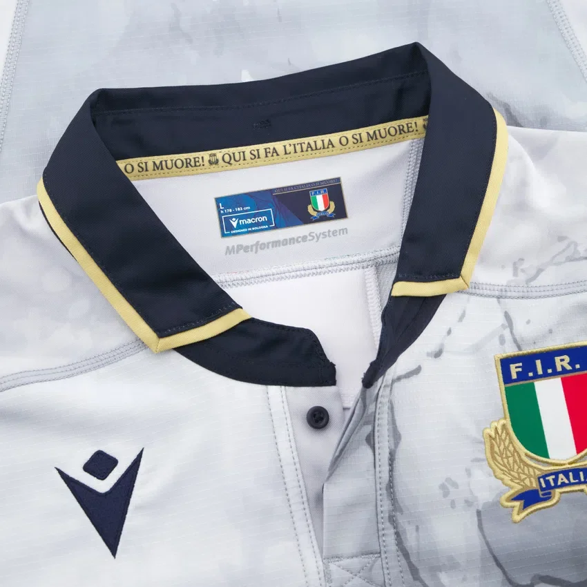 Camicie da trasferta autentiche Italia Rugby 2025/26 per adulti Camicie da trasferta autentiche Italia Rugby 2025/26 per adulti
