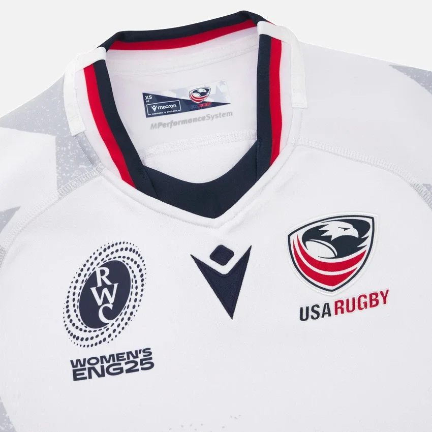 Camicie da trasferta autentiche WRWC 2025 USA Rugby Woman Camicie da trasferta autentiche WRWC 2025 USA Rugby Woman