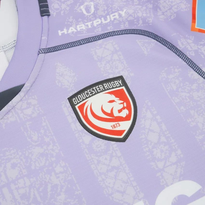Camicie da trasferta del Gloucester Rugby 2025/26 Camicie da trasferta del Gloucester Rugby 2025/26