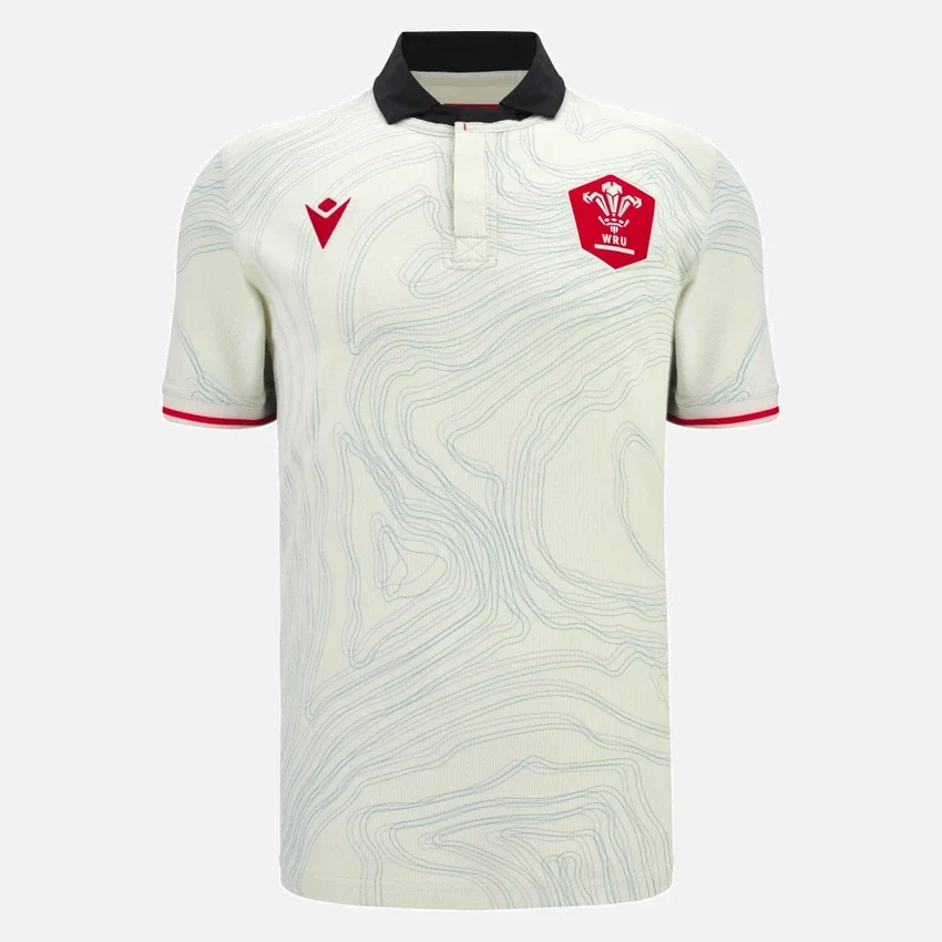 Camicie da trasferta in cotone Welsh Rugby 2025/26 Camicie da trasferta in cotone Welsh Rugby 2025/26