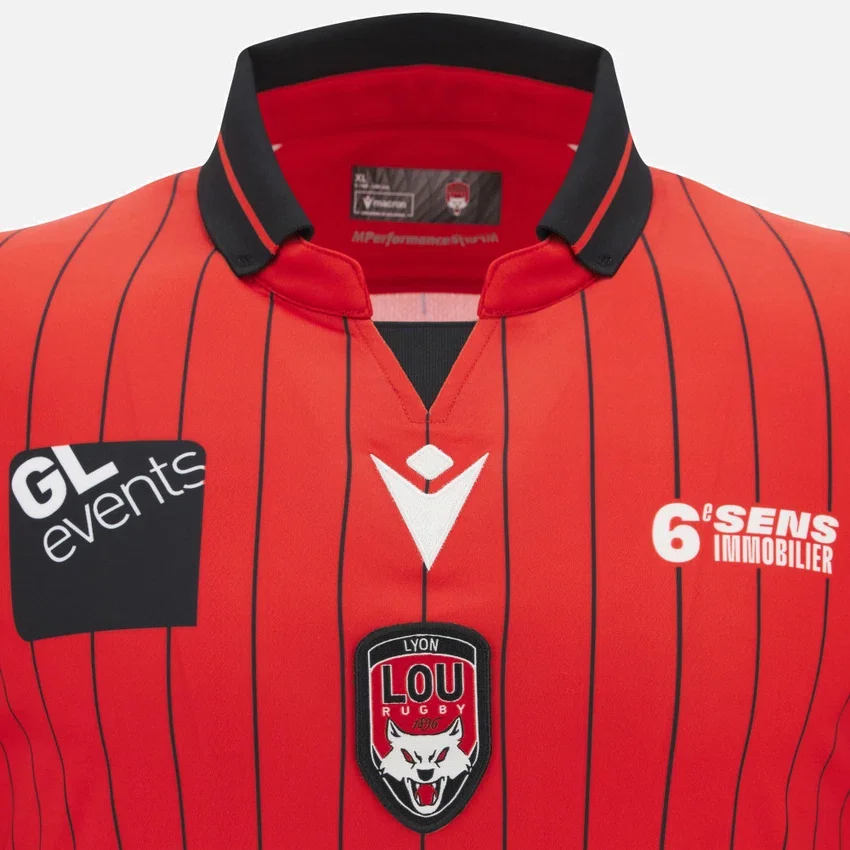 Camicie da trasferta replica per adulti Lou Rugby 2025/26 Camicie da trasferta replica per adulti Lou Rugby 2025/26