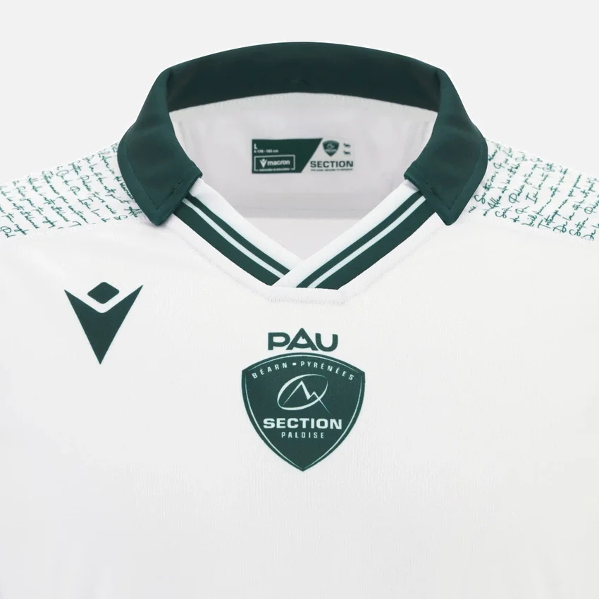 Camicie da trasferta replica per adulti Section Paloise 2025/26 Camicie da trasferta replica per adulti Section Paloise 2025/26