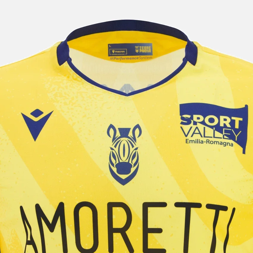 Camicie da trasferta replica per adulti Zebre Parma 2025/26 Camicie da trasferta replica per adulti Zebre Parma 2025/26