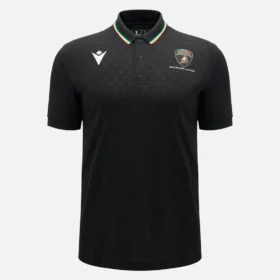 Camicie da uomo nera Automobili Lamborghini Squadra Corse