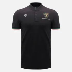 Camicie da uomo nera Automobili Lamborghini Squadra Corse