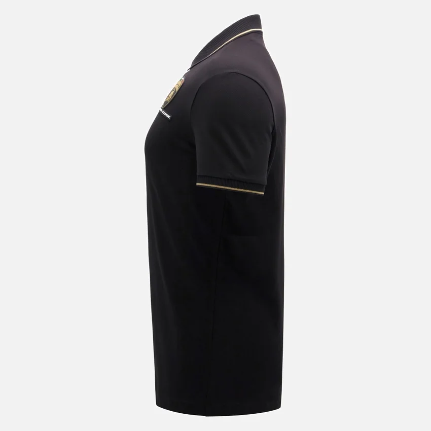 Camicie da uomo nera Automobili Lamborghini Squadra Corse Camicie da uomo nera Automobili Lamborghini Squadra Corse
