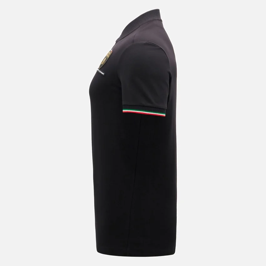 Camicie da uomo nera Automobili Lamborghini Squadra Corse Camicie da uomo nera Automobili Lamborghini Squadra Corse