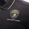 Camicie da uomo nera Automobili Lamborghini Squadra Corse Camicie da uomo nera Automobili Lamborghini Squadra Corse