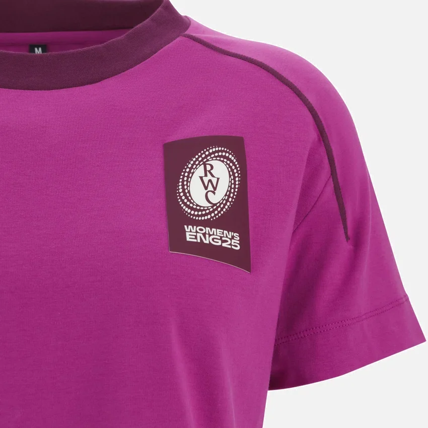 Camicie in cotone da donna per adulti Athleisure Coppa del Mondo di rugby 2025 Camicie in cotone da donna per adulti Athleisure Coppa del Mondo di rugby 2025