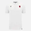 Camicie polo bianche da viaggio per adulti della Nazionale albanese FSHF 2026/27 Camicie polo bianche da viaggio per adulti della Nazionale albanese FSHF 2026/27