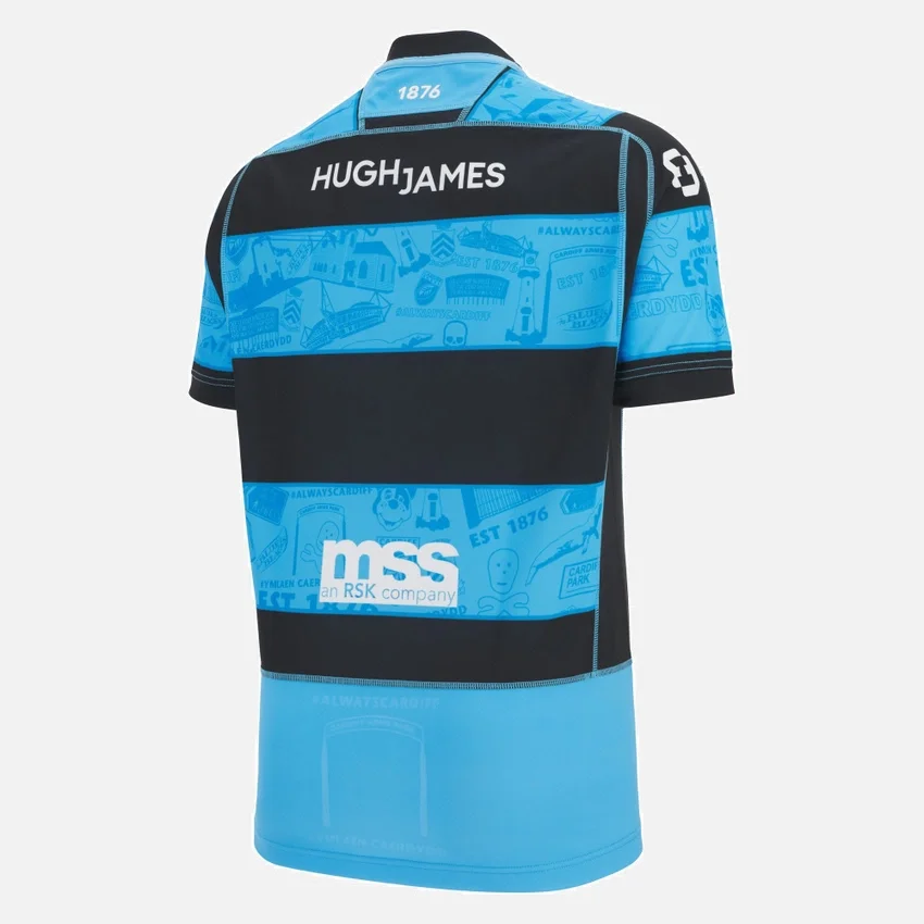 Camicie replica casalinghe del Cardiff Rugby 2025/26 Camicie replica casalinghe del Cardiff Rugby 2025/26