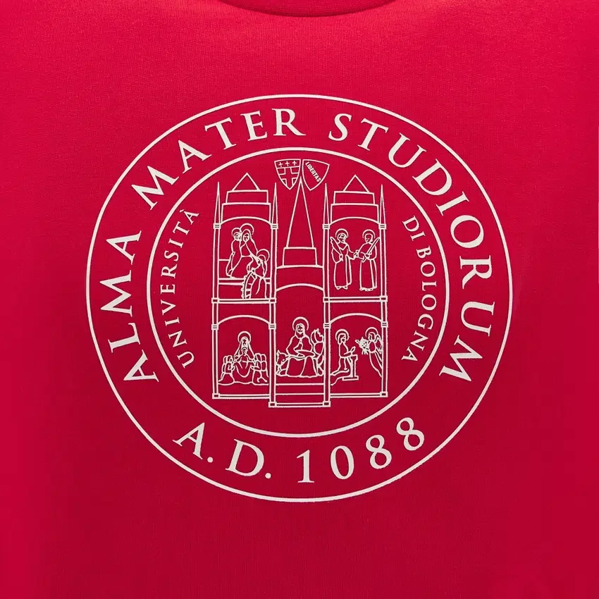Collezione Unibo Felpa a girocollo rossa non spazzolata Senior Collezione Unibo Felpa a girocollo rossa non spazzolata Senior
