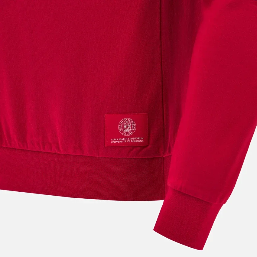 Collezione Unibo Felpa a girocollo rossa non spazzolata Senior Collezione Unibo Felpa a girocollo rossa non spazzolata Senior
