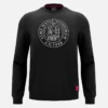 Collezione Unibo Felpa girocollo nera non spazzolata Senior Collezione Unibo Felpa girocollo nera non spazzolata Senior