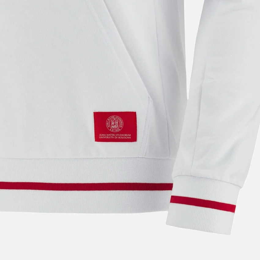 Collezione Unibo Felpe Con Cappuccio bianche felpate Senior Collezione Unibo Felpe Con Cappuccio bianche felpate Senior