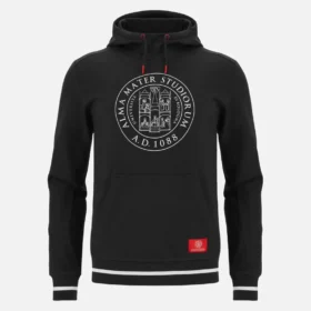 Collezione Unibo Felpe Con Cappuccio nere spazzolate Senior Collezione Unibo Felpe Con Cappuccio nere spazzolate Senior