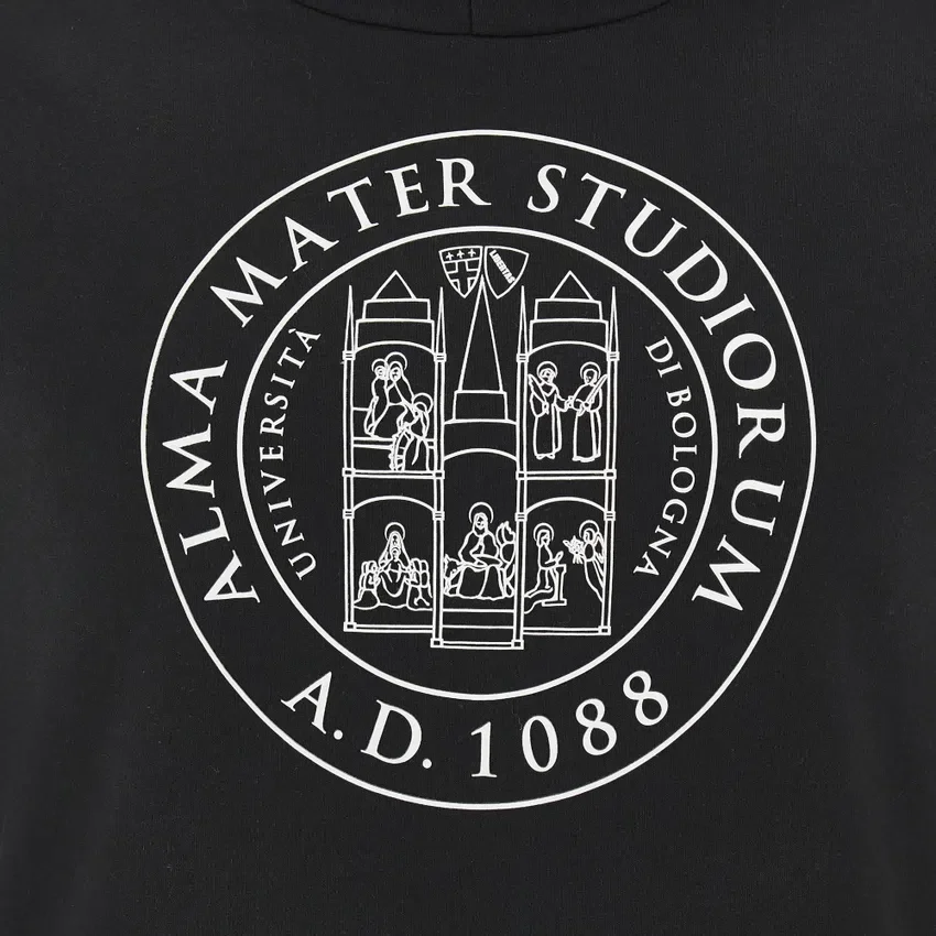 Collezione Unibo Felpe Con Cappuccio nere spazzolate Senior Collezione Unibo Felpe Con Cappuccio nere spazzolate Senior