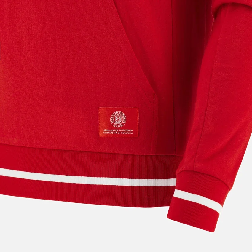 Collezione Unibo Felpe Con Cappuccio rosse spazzolate Senior Collezione Unibo Felpe Con Cappuccio rosse spazzolate Senior