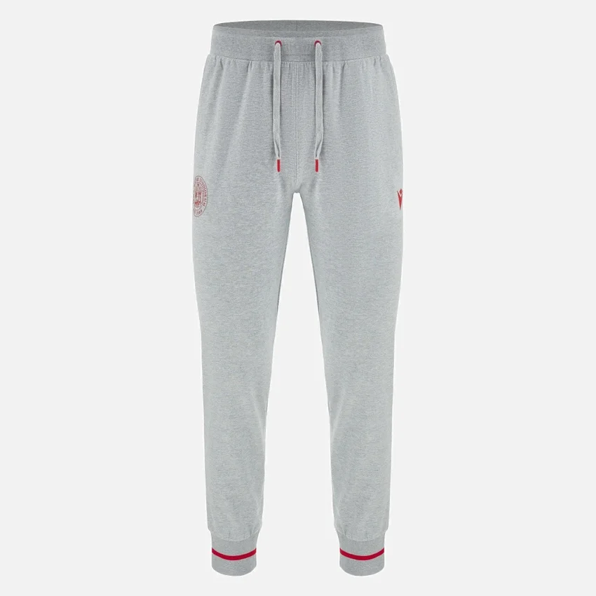 Collezione Unibo Pantaloni della tuta in felpa spazzolata grigio melange Senior Collezione Unibo Pantaloni della tuta in felpa spazzolata grigio melange Senior