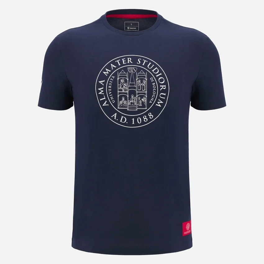 Collezione Unibo T-Shirt in cotone per adulti blu navy Collezione Unibo T-Shirt in cotone per adulti blu navy