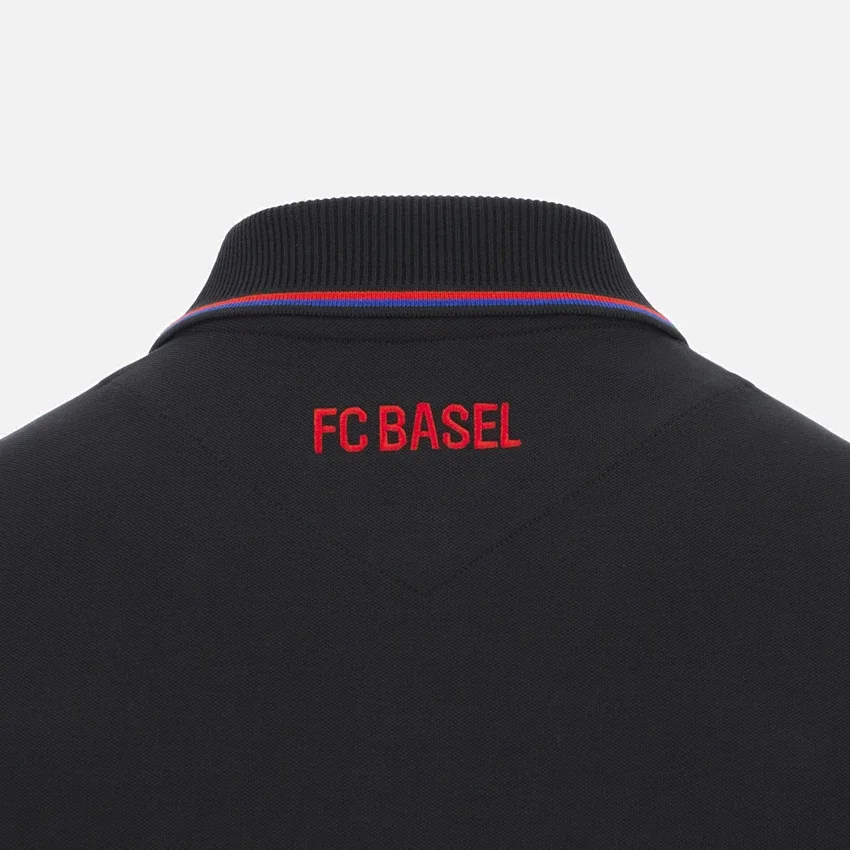 FC Basilea 2025/26 Polo in cotone per adulti in stile Athleisure FC Basilea 2025/26 Polo in cotone per adulti in stile Athleisure
