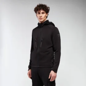 Felpa con cappuccio e zip integrale Awer