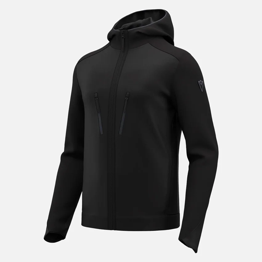 Felpa con cappuccio e zip integrale Awer Felpa con cappuccio e zip integrale Awer