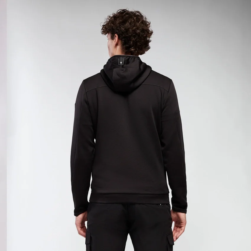 Felpa con cappuccio e zip integrale Awer Felpa con cappuccio e zip integrale Awer
