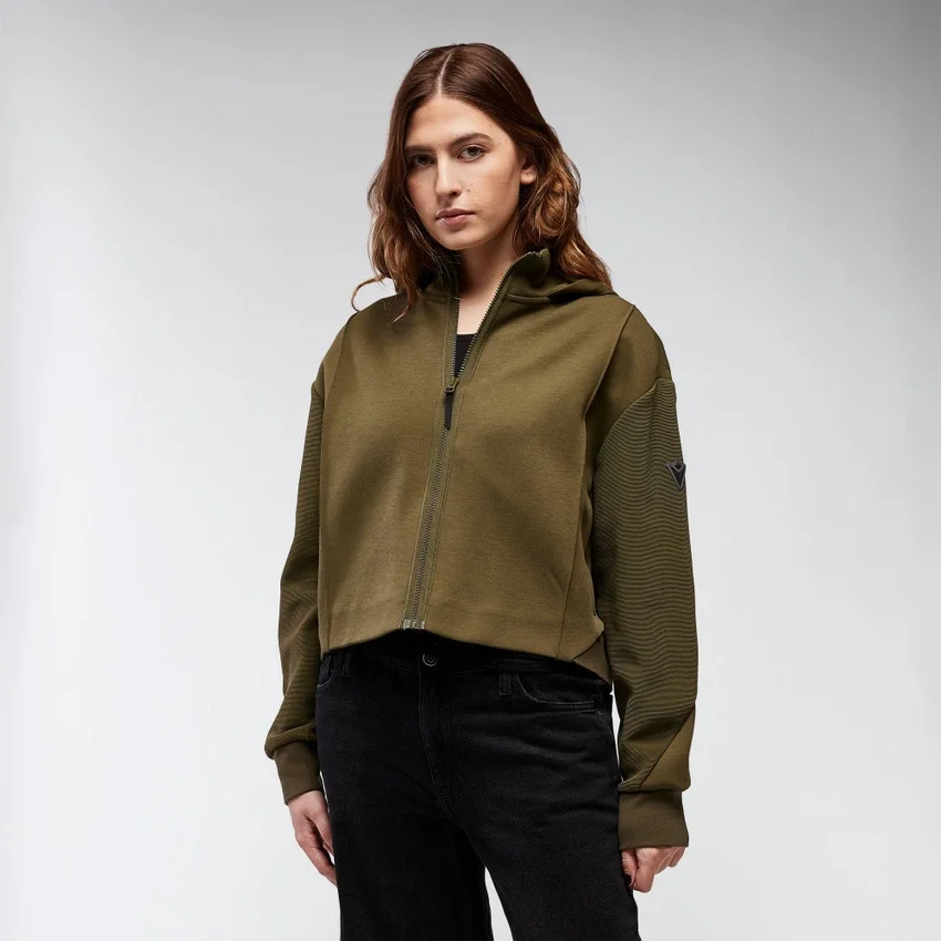 Felpa con cappuccio e zip integrale Bloom Felpa con cappuccio e zip integrale Bloom