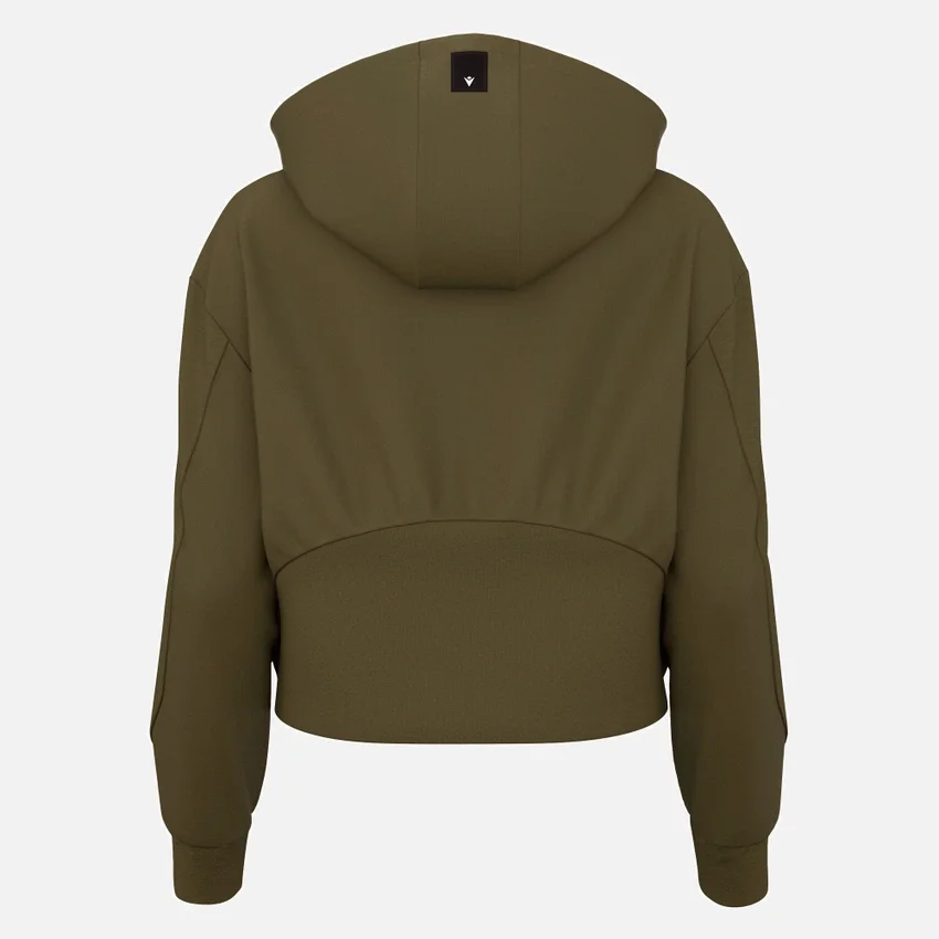 Felpa con cappuccio e zip integrale Bloom Felpa con cappuccio e zip integrale Bloom