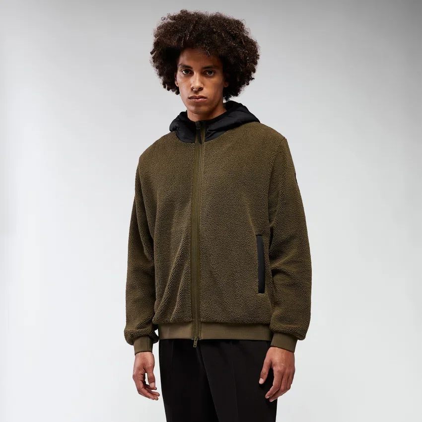 Felpa con cappuccio e zip integrale Sapporo Teddy Felpa con cappuccio e zip integrale Sapporo Teddy