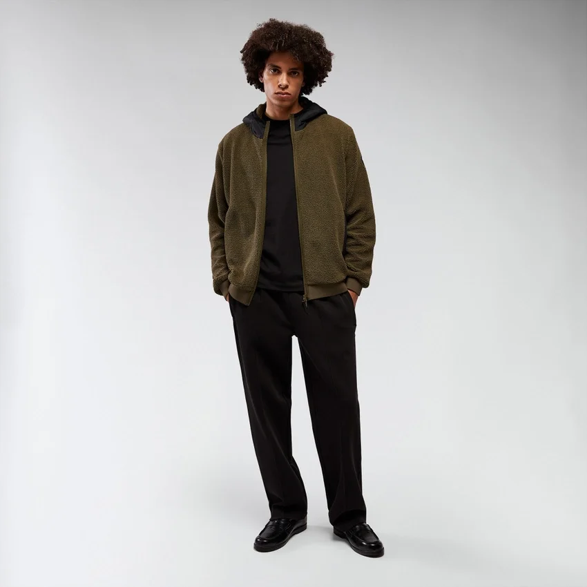 Felpa con cappuccio e zip integrale Sapporo Teddy Felpa con cappuccio e zip integrale Sapporo Teddy