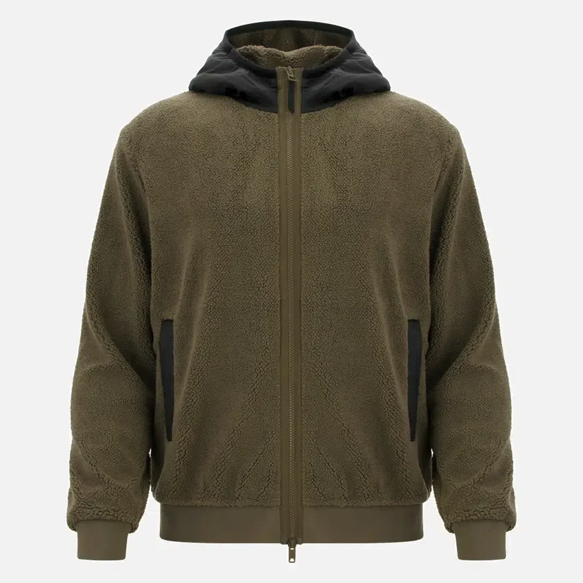 Felpa con cappuccio e zip integrale Sapporo Teddy Felpa con cappuccio e zip integrale Sapporo Teddy