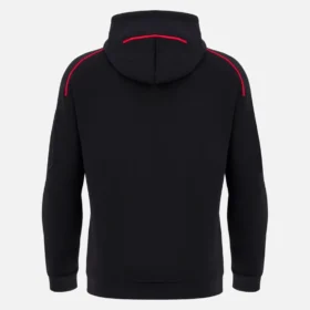 Felpa con cappuccio Welsh Rugby 2025/26 Black Athleisure Tech