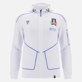 Felpa con zip integrale da adulto Italia Rugby 2025/26 Athleisure